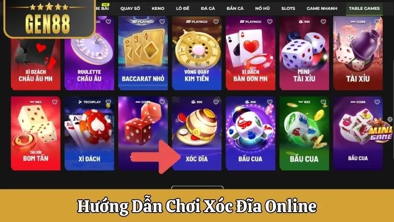 Xóc Đĩa online